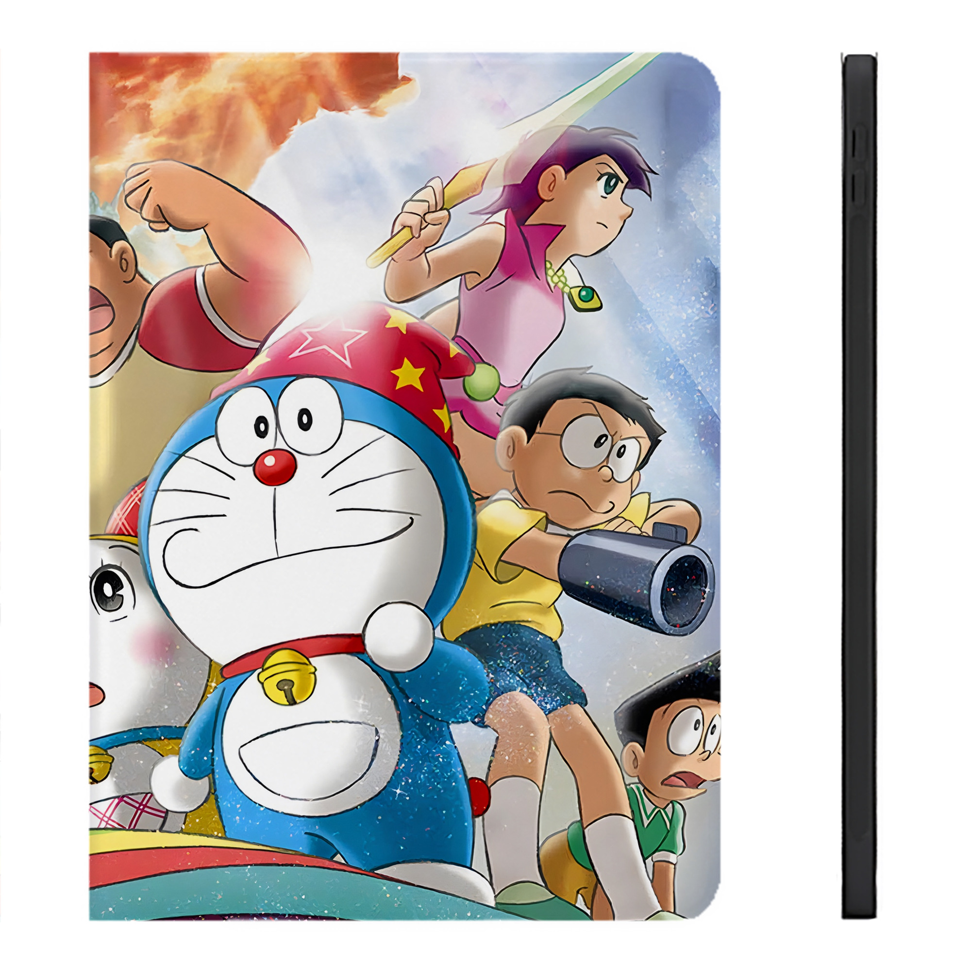 （画像用） ドラえもん Doraemon IPadケース ペンホルダー付き ブックスタイルデザイン